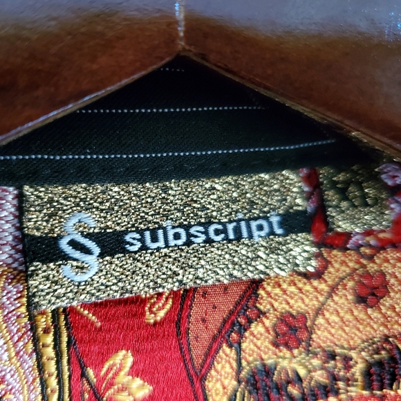 Subscript Mens Military Style Striped Jacket - Picture 10 of 11